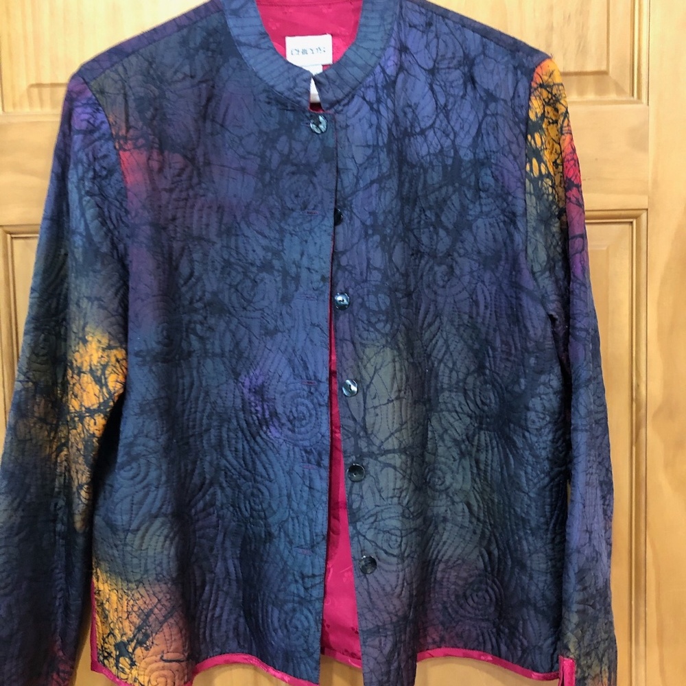 Chicos silk jacket